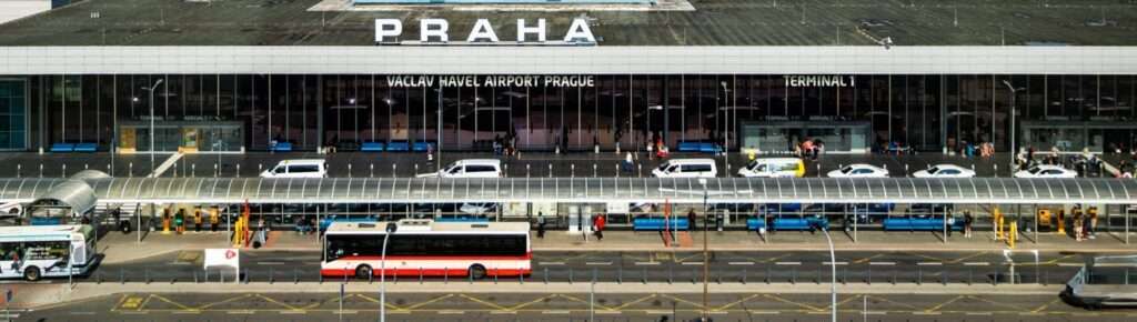 How to go from Prague Airport Terminal 1 to city center by bus/trolleybus + metro
