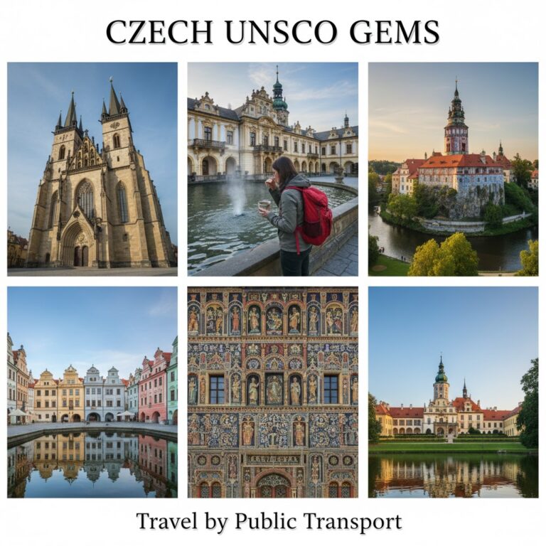 czech castles public transport