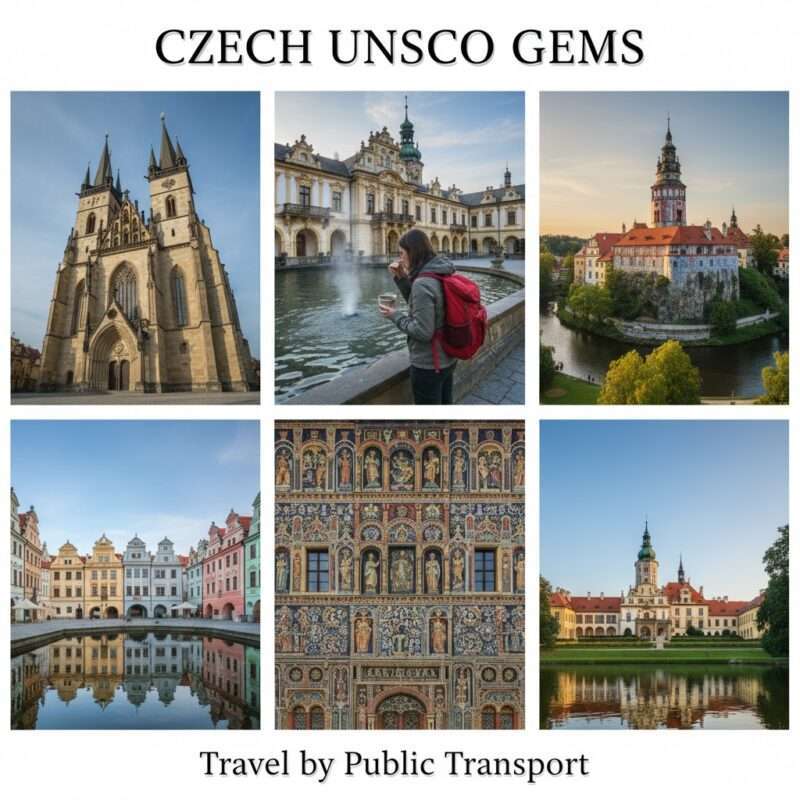 czech castles public transport