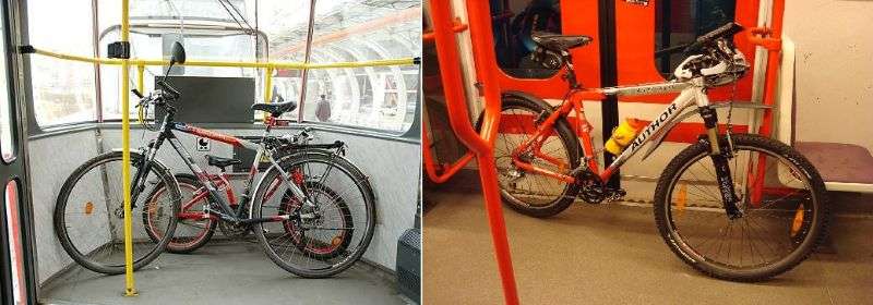 how to transport a bicycle in Prague 