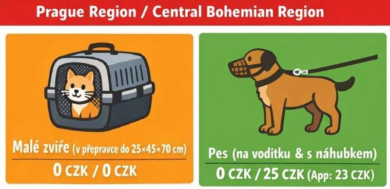 Rules for carrying pets in trams, buses and metro