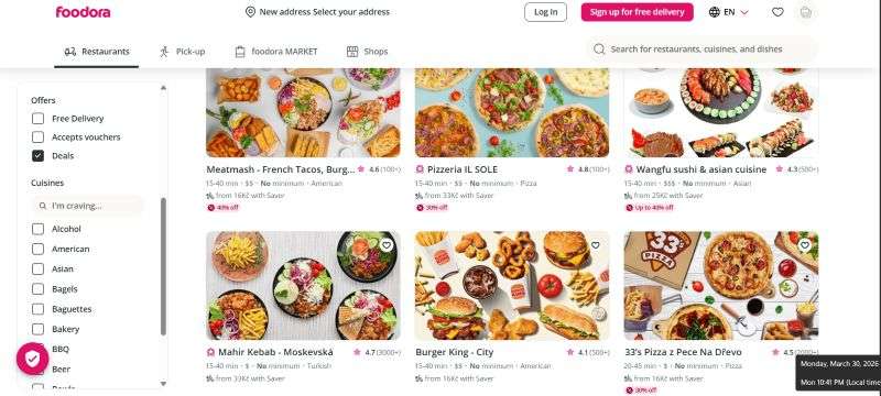 How to Eat in Prague Under 150 CZK? Use discounts in delivery apps. 