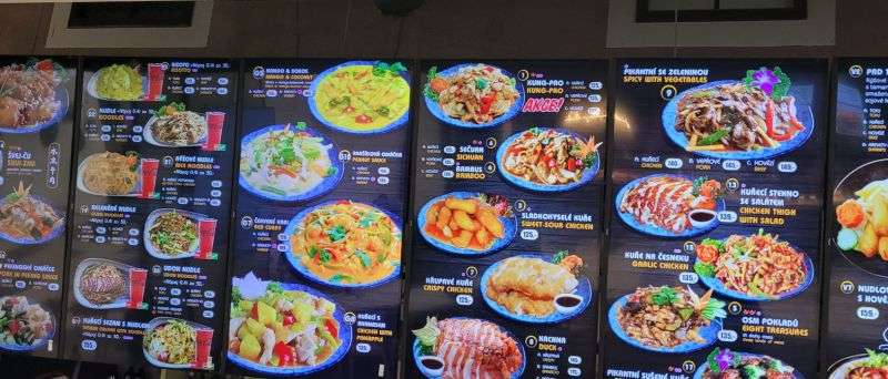 Asian bistros: great variety for under 150 CZK