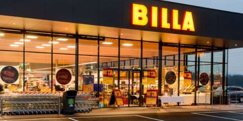 Billa supermarket in the Czech Republic