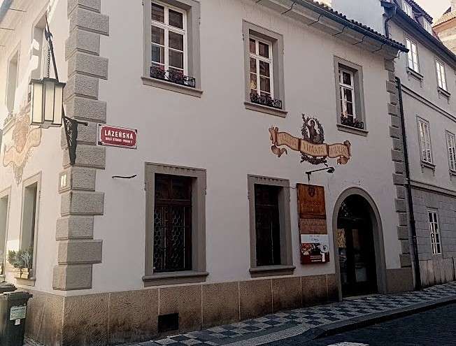 Even in Old Town but not in a crowded streets you could find a place to eat and don't pay too much