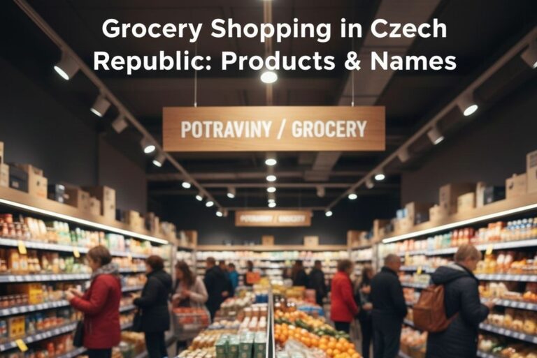 Grocery Shopping in the Czech