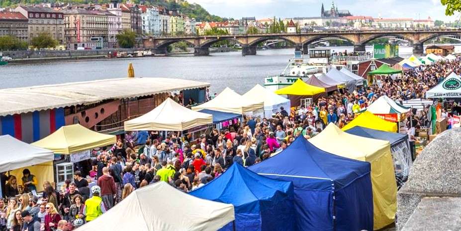 Where to Buy Groceries in Prague - Naplavla Market