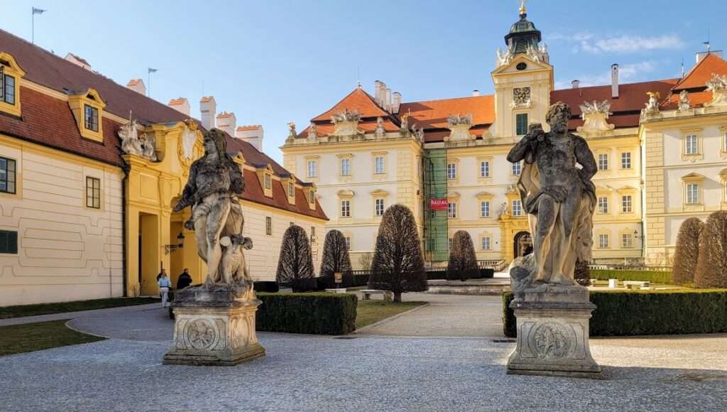 The Valtice chateau in early spring

