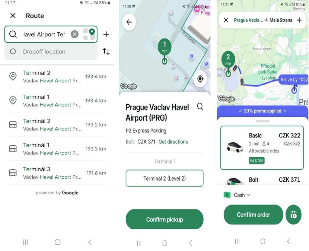 Bolt application pages