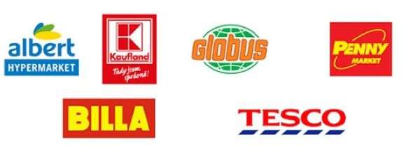 Czech supermarkets labels