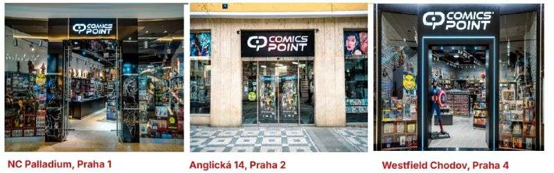 Unique Shops in Prague: comics and pop-culture at ComicsPoint shops (with addresses) 