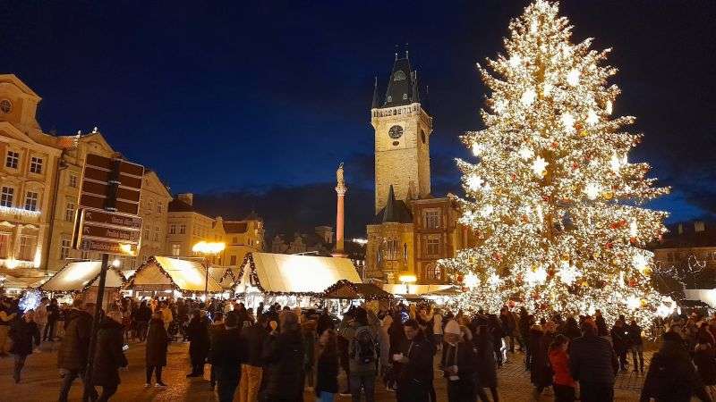 One of Prague xmas market location - Staromestske Namesti 